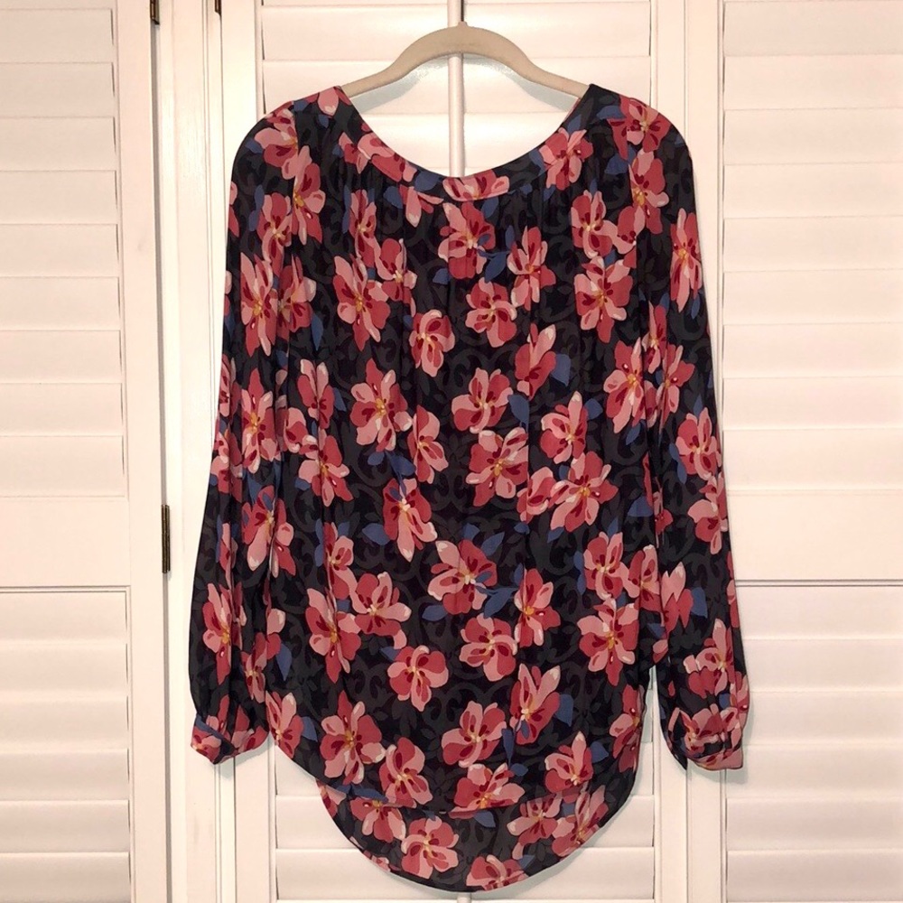 Loft Blouse Size Small - Floral pattern
